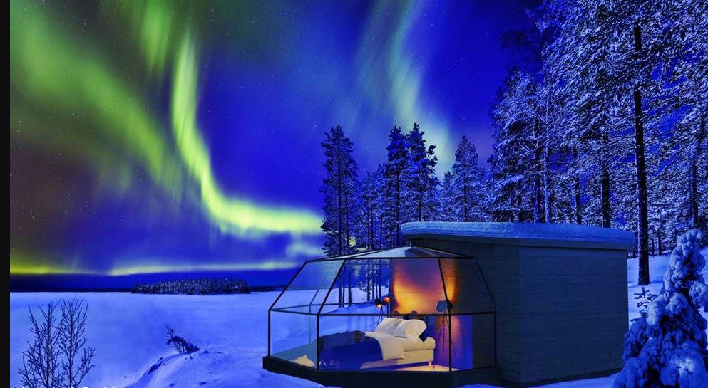 Northern Lights Viewing Spots, Lapland (e.g., Inari, Saariselkä, Levi), Finland